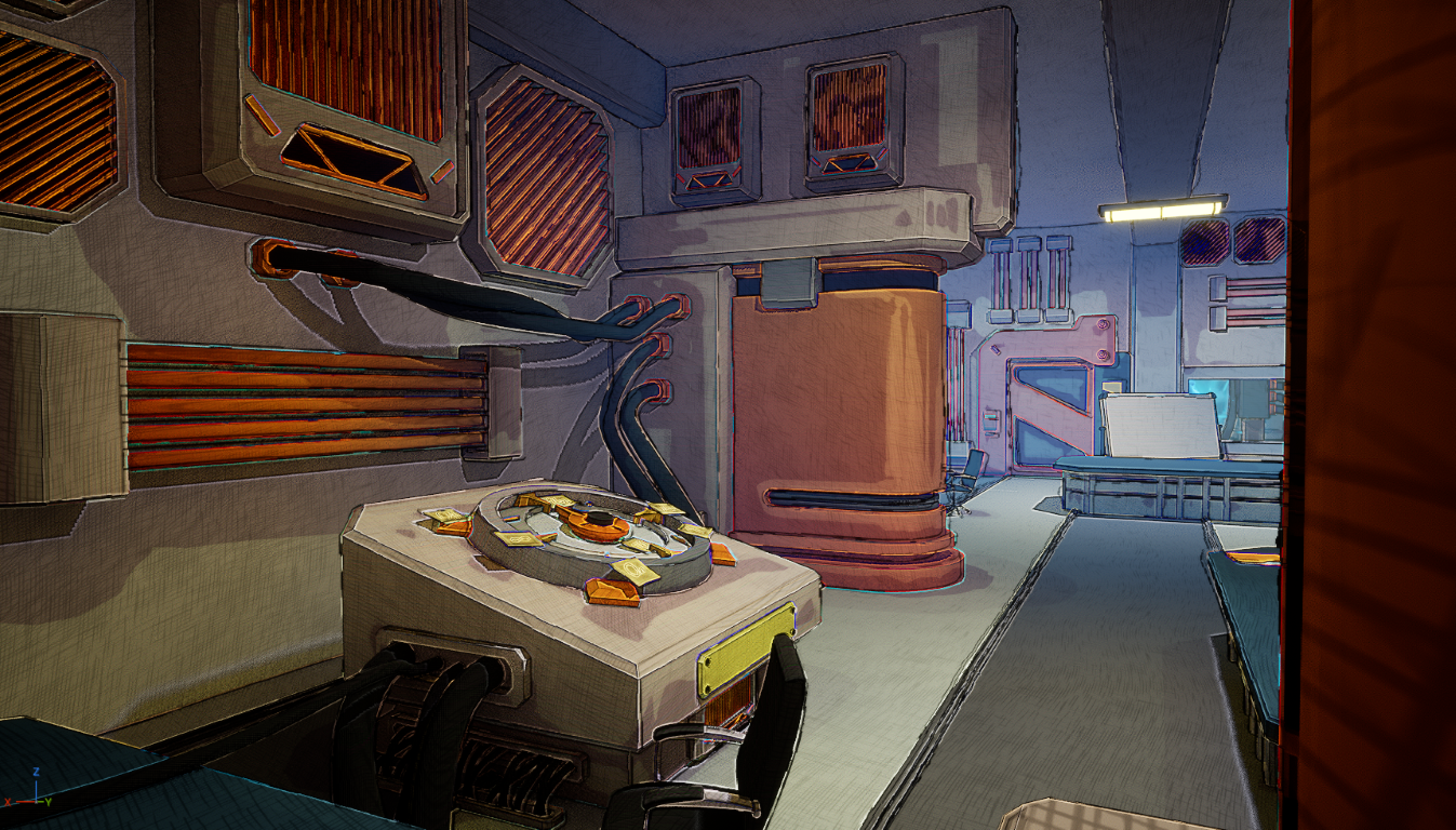 Back in 3 gameplay screenshot showing the stylized environment.